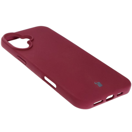 Silikonowe etui Bizon Soft Case do iPhone 16 Plus, ciemnofioletowe