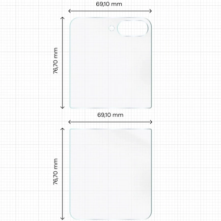 Folia hydrożelowa na tył Bizon Glass Hydrogel Back do Galaxy Z Flip7 FE / Z Flip6, 1 sztuka