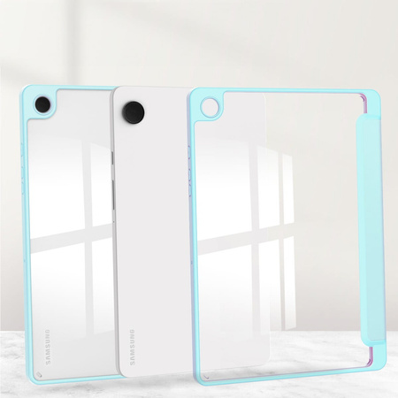 Etui Bizon Case Tab Clear Matt do Galaxy Tab A9 Plus, błękitne