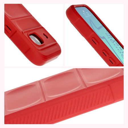 Pancerne etui Bizon Case Tur do Google Pixel 8a, czerwone