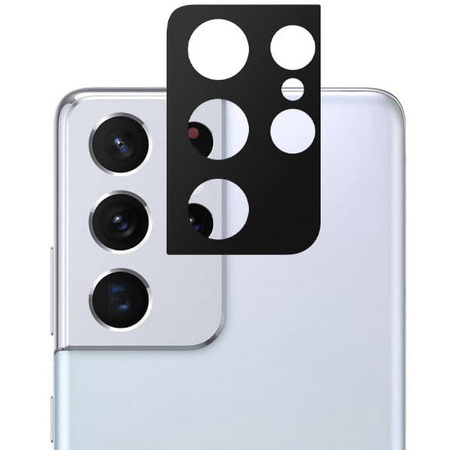 Szkło na aparat Bizon Glass Silk Lens dla Galaxy S21 Ultra, 2 sztuki