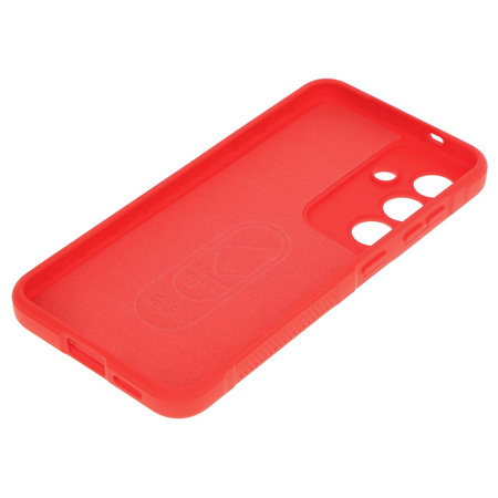 Pancerne etui Bizon Case Tur do Galaxy S25, czerwone