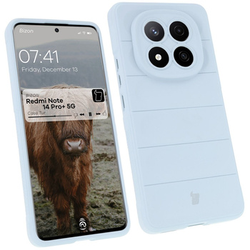 Pancerne etui Bizon Case Tur do Xiaomi Redmi Note 14 Pro Plus 5G, jasnoniebieskie