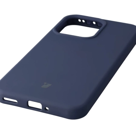 Silikonowe etui Bizon Soft Case do Oppo Reno 14, ciemnoniebieskie
