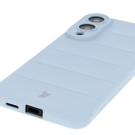 Pancerne etui Bizon Case Tur do Galaxy S25 Edge, jasnoniebieskie