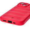 Pancerne etui Bizon Case Tur do iPhone 15, czerwone