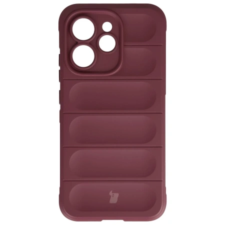Pancerne etui Bizon Case Tur do Oppo Reno 15 Pro, burgundowe