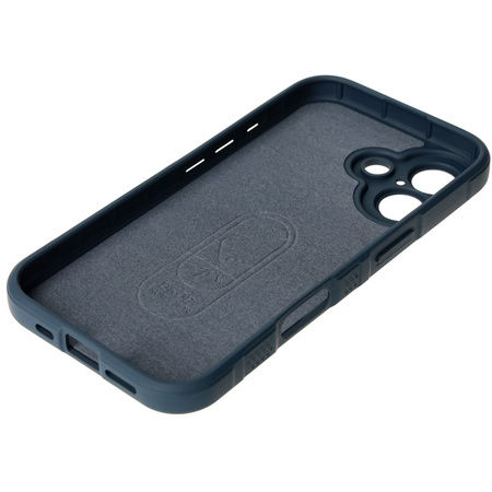 Pancerne etui Bizon Case Tur do iPhone 16, granatowe