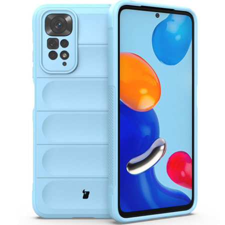 Pancerne etui Bizon Case Tur do Xiaomi Redmi Note 11 / 11S 4G, jasnoniebieskie