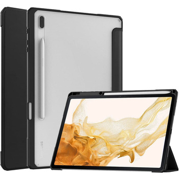 Etui Bizon Case Tab Clear Matt do Galaxy Tab S8 Plus / S7 Plus / S7 FE, czarne