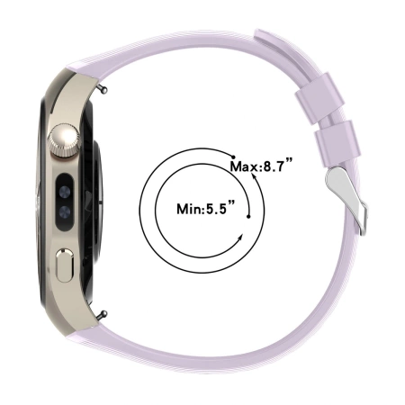 Silikonowy pasek Bizon Strap Watch Silicone do Apple Watch 38/40/41/42 mm, burgundowy