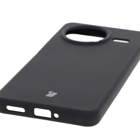 Silikonowe etui Bizon Soft Case do Xiaomi POCO F7 Pro, czarne