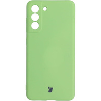Etui Bizon Case Silicone do Galaxy S21 FE, jasnozielone