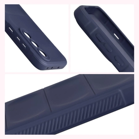 Pancerne etui Bizon Case Tur do OnePlus Nord 5, granatowe