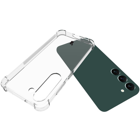 Etui + 2x szkło + obiektyw Bizon Case Clear Pack do Samsung Galaxy S23 Plus, przezroczyste
