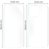 Folia hydrożelowa na tył i przód Bizon Glass Hydrogel Pack do iPhone 15  Pro Max