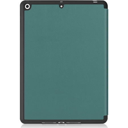 Etui Bizon Case Tab Lizard do Apple iPad 9/8/7 10.2 2021/2020/2019, ciemnozielone