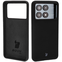 Silikonowe etui Bizon Soft Case do Xiaomi Poco F6 Pro, czarne