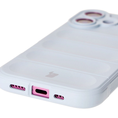 Pancerne etui Bizon Case Tur do iPhone 16, jasnoniebieskie