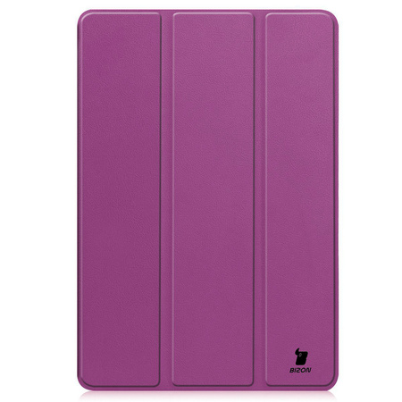 Etui Bizon Case Tab Croc do Xiaomi Pad 6S Pro, ciemnofioletowe