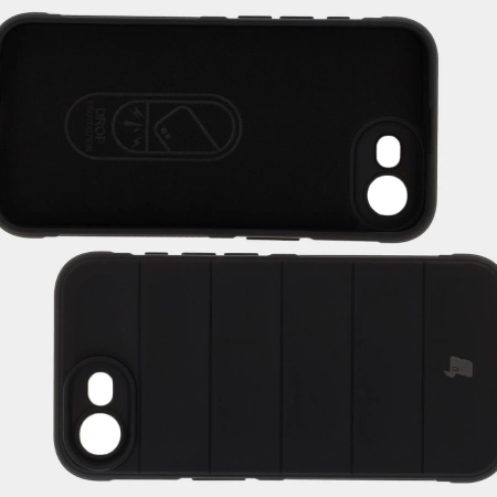 Pancerne etui Bizon Case Tur do iPhone 16e, czarne