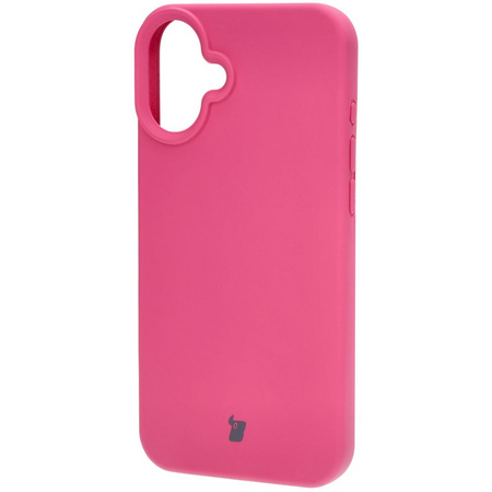 Silikonowe etui Bizon Soft Case do iPhone 16 Plus, fuksja