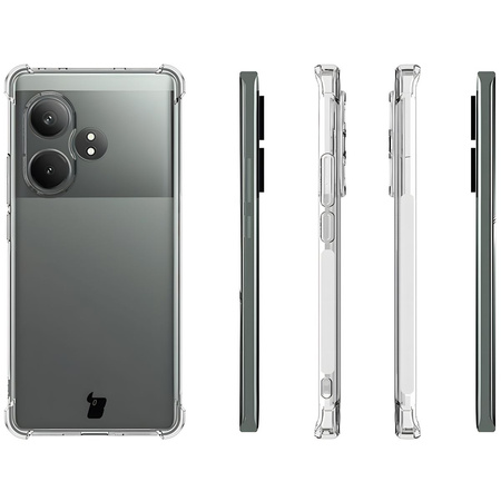 Elastyczne etui Bizon Case Salpa do Realme GT 6 / GT 6T / GT Neo 6 / GT Neo 6 SE, przezroczyste