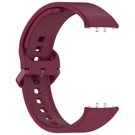 Pasek Bizon Strap Watch Silicone do Galaxy Fit 3, burgundowy