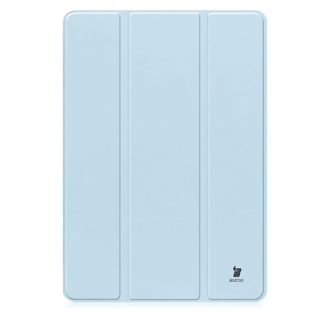 Etui Bizon Case Tab Lizard do Galaxy Tab S10 Plus /S9 Plus, błękitne