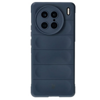 Pancerne etui Bizon Case Tur do Vivo X90 Pro, granatowe