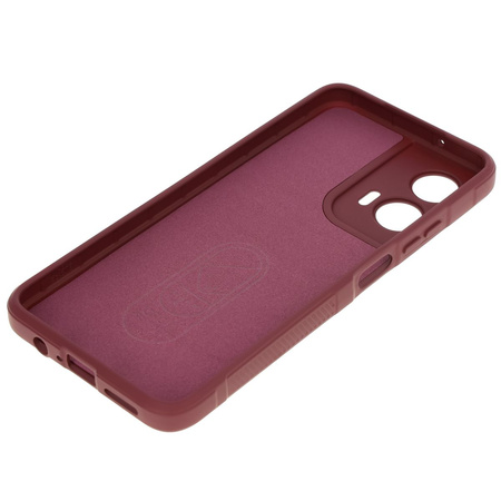 Pancerne etui Bizon Case Tur do Motorola Moto G35 5G, burgundowe
