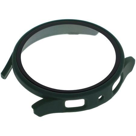 Etui Bizon Case+Glass do Galaxy Watch 5 44mm, zielone