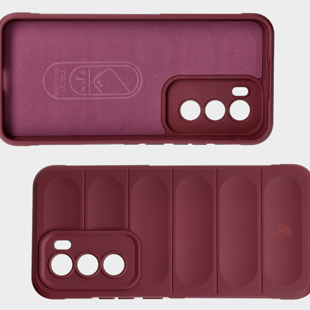 Pancerne etui Bizon Case Tur do Oppo Reno 12, ciemnofioletowe