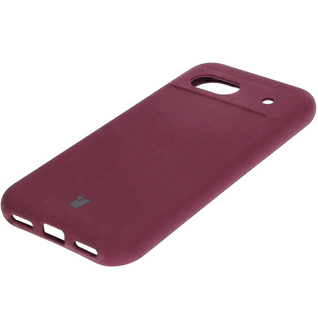Silikonowe etui Bizon Soft Case do Google Pixel 8a, ciemnofioletowe