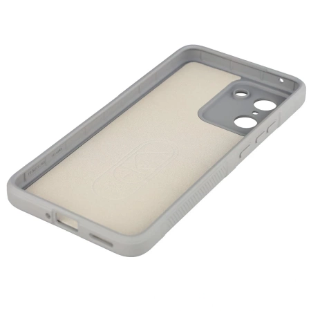 Pancerne etui Bizon Case Tur do OnePlus Nord CE5 5G, jasnoszare