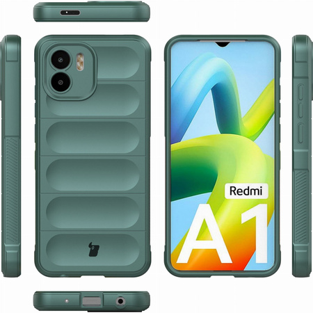 Pancerne etui Bizon Case Tur do Xiaomi Redmi A1, ciemnozielone