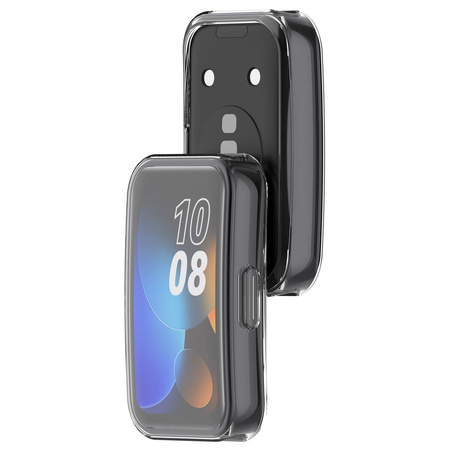 Etui Bizon Case Watch Felipe do Huawei Band 9 / Band 8, przezroczyste