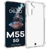 Elastyczne etui Bizon Case Salpa do Galaxy M55 5G, przezroczyste