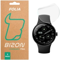 Folia hydrożelowa na ekran Bizon Glass Watch Hydrogel Duo do Google Pixel Watch 4 45 mm, 2 sztuki