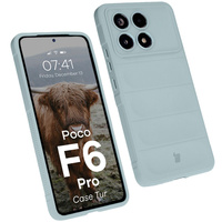 Pancerne etui Bizon Case Tur do Xiaomi Poco F6 Pro, jasnoniebieskie