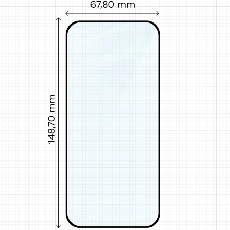 Szkło hartowane Bizon Glass Edge 2 do Google Pixel 9 / 9 Pro , czarna ramka