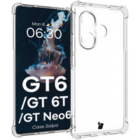 Elastyczne etui Bizon Case Salpa do Realme GT 6 / GT 6T / GT Neo 6 / GT Neo 6 SE, przezroczyste