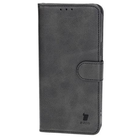 Etui z klapką Bizon Case Pocket do iPhone 15 Plus, czarne