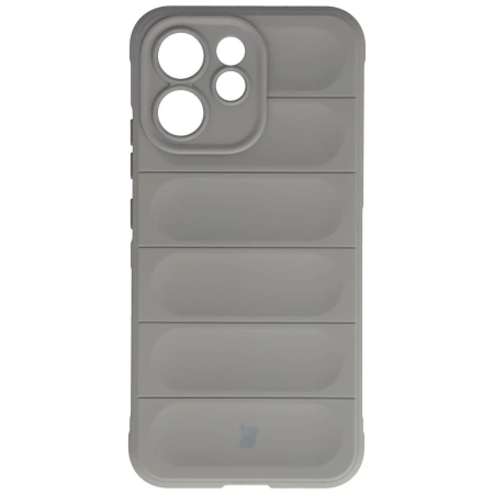 Pancerne etui Bizon Case Tur do Oppo Reno 15 F / FS, jasnoszare