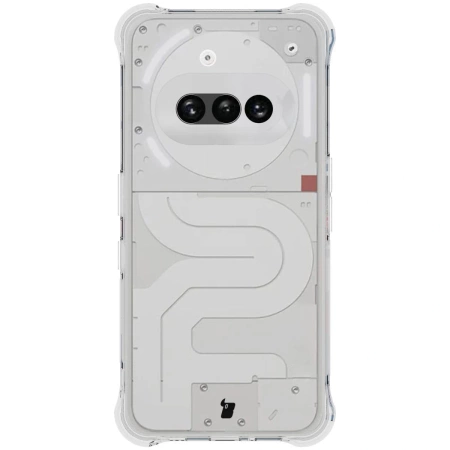 Elastyczne etui + 2x szkło hartowane Bizon Case Clear Pack do Nothing Phone (3a)