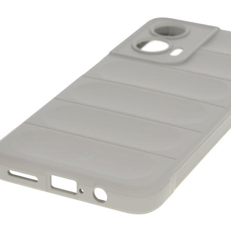 Pancerne etui Bizon Case Tur do Motorola Moto G35 5G, jasnoszare