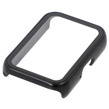 Etui Bizon Case+Glass Watch do Galaxy Fit 3, czarne