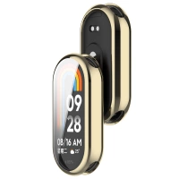Etui z osłoną ekranu Bizon Case Watch Felipe do Xiaomi Smart Band 10, złote