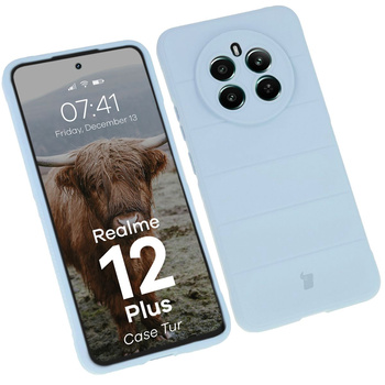 Pancerne etui Bizon Case Tur do Realme 12+, jasnoniebieskie