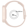 Pasek Bizon Strap Watch Dots do Xiaomi Redmi Watch 3 Active, jasnoróżowy